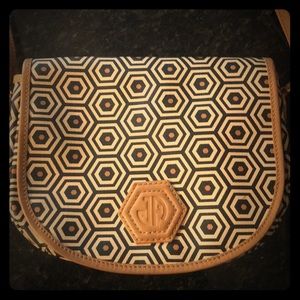Jonathan Adler geometric print crossbody purse